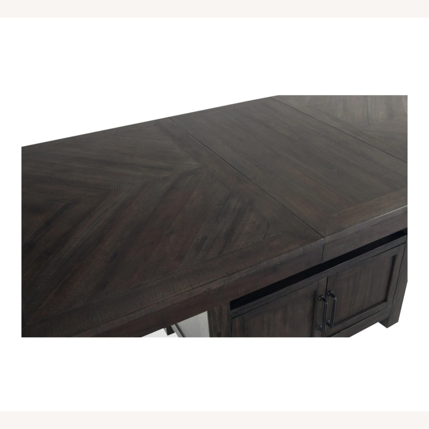 Ashley Furniture Dark Brown Wood Dining Set - image-10