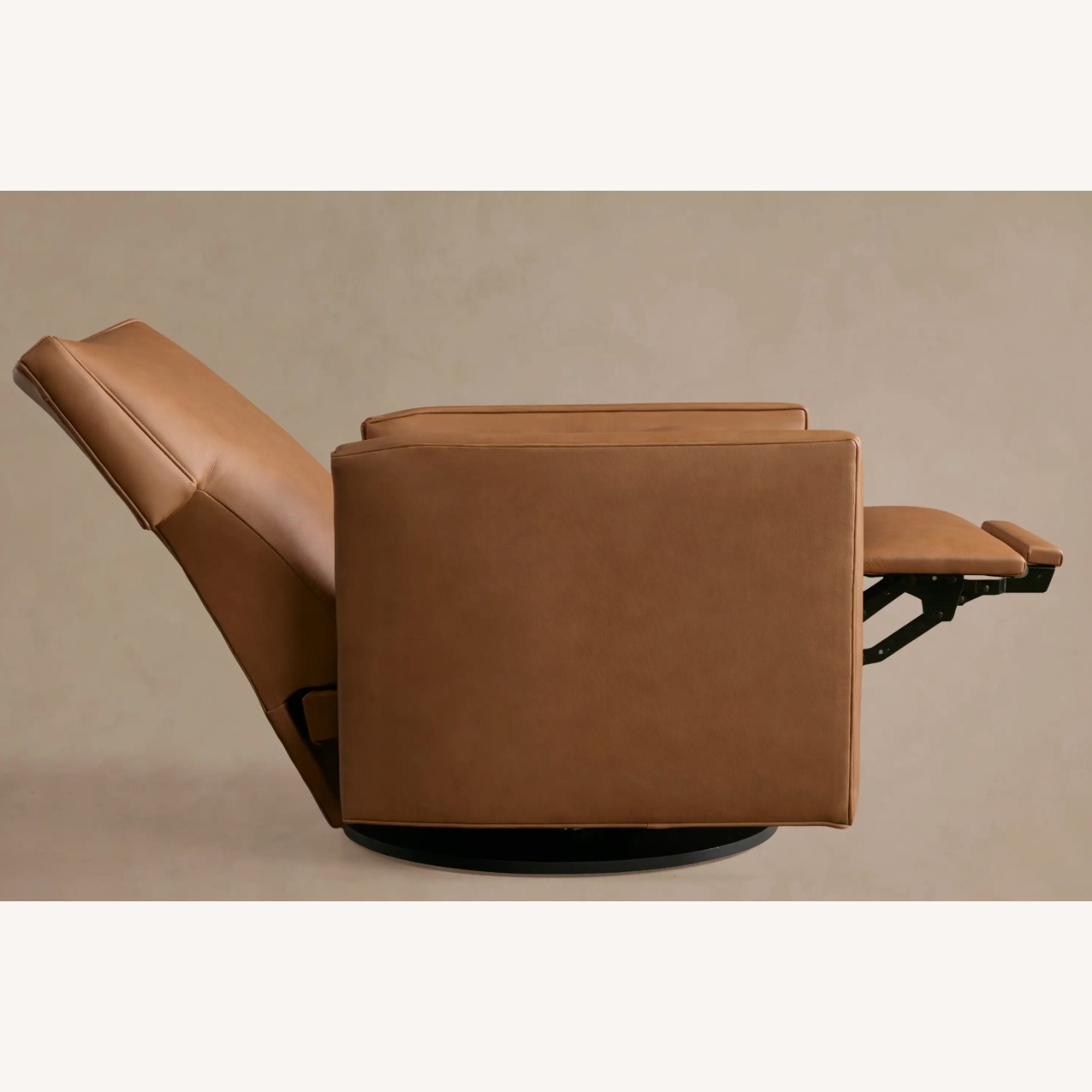 Rudy Leather Swivel Recliner - image-3