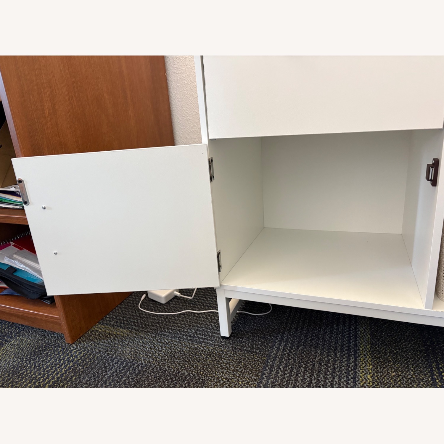 White Vertical Cabinet - image-5