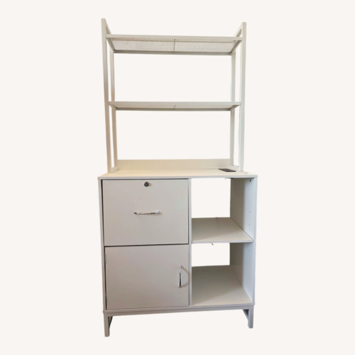Used White Vertical Cabinet for sale on AptDeco