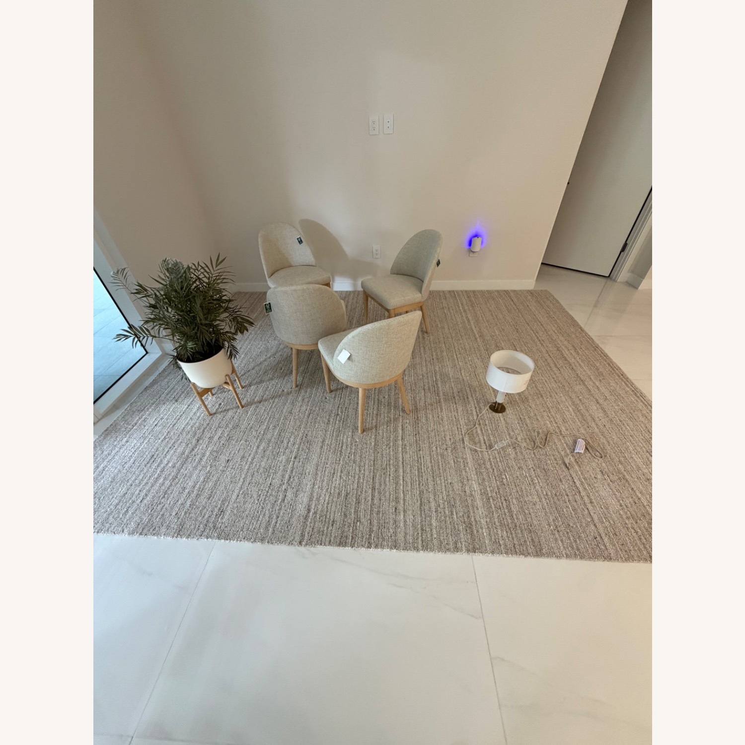 Crate & Barrel Rimini Wool Blend Area Rug - image-2