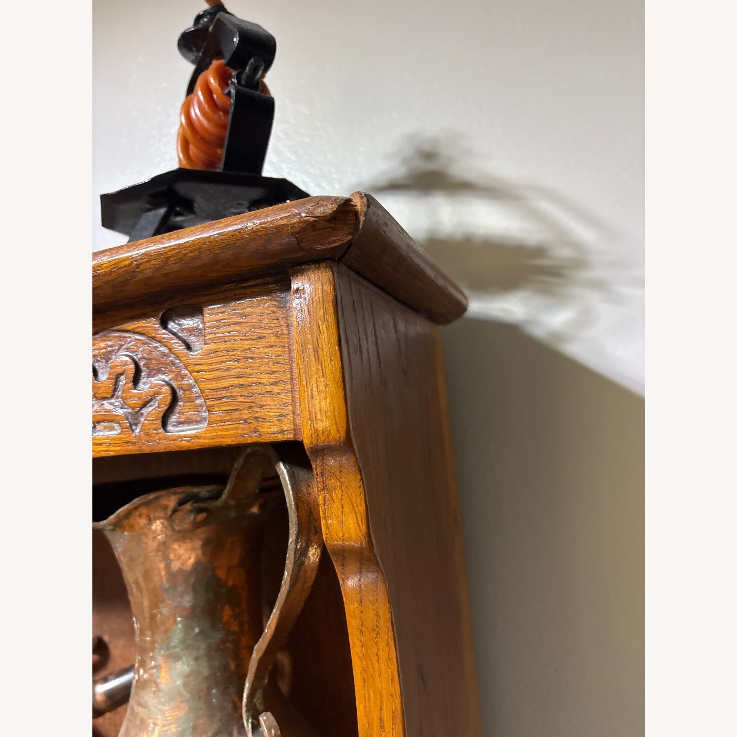 Vintage/Antique Natural Wood Sideboard - image-4