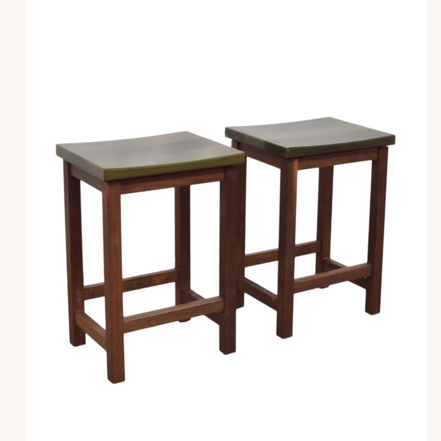 Vintage Backless Barstools - image-3