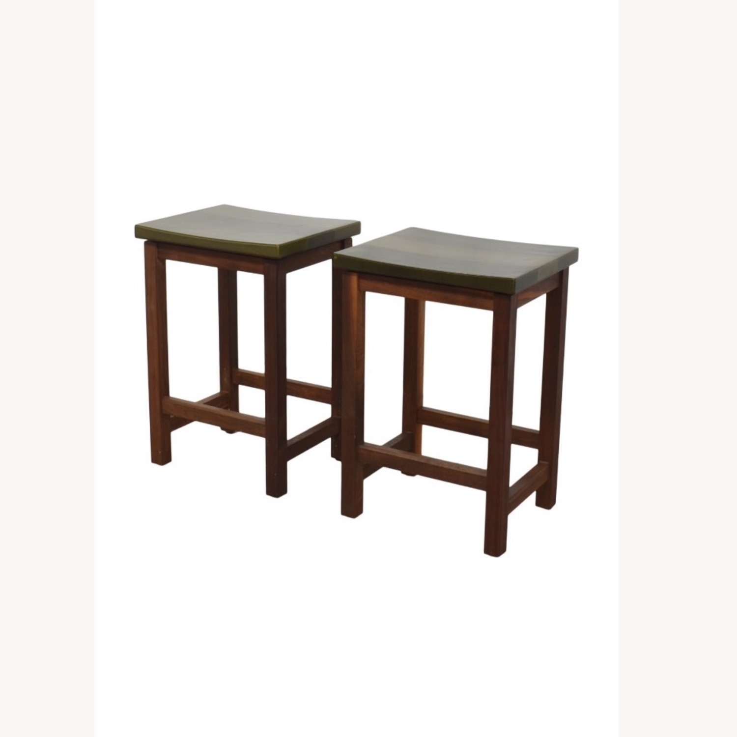 Vintage Backless Barstools - image-2