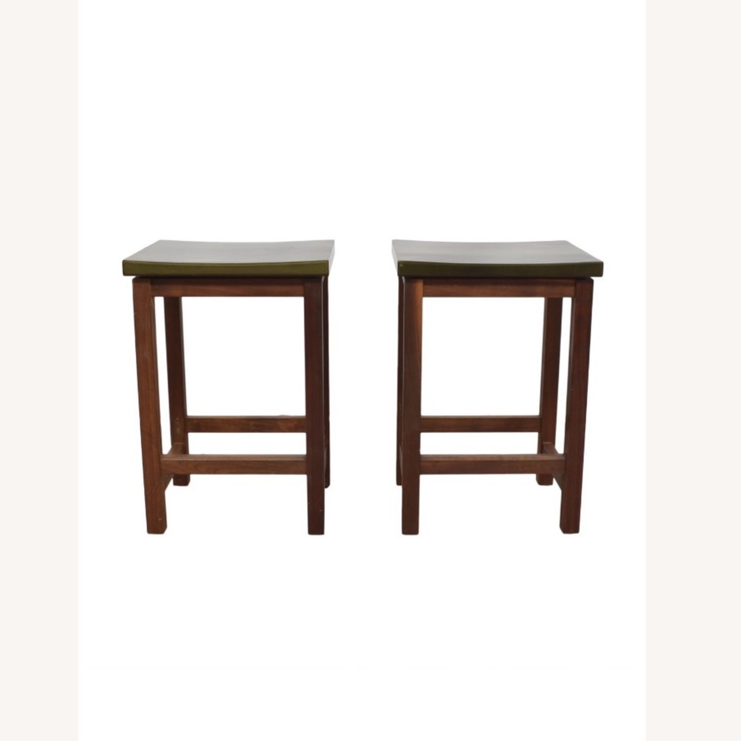 Vintage Backless Barstools - image-6