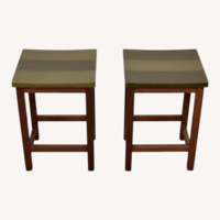 Vintage Backless Barstools