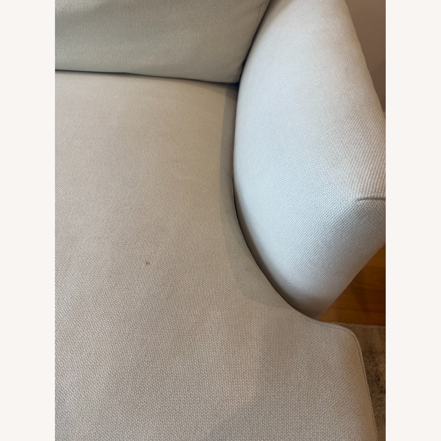 West Elm Natural Fabric Sleeper Sofa - image-4