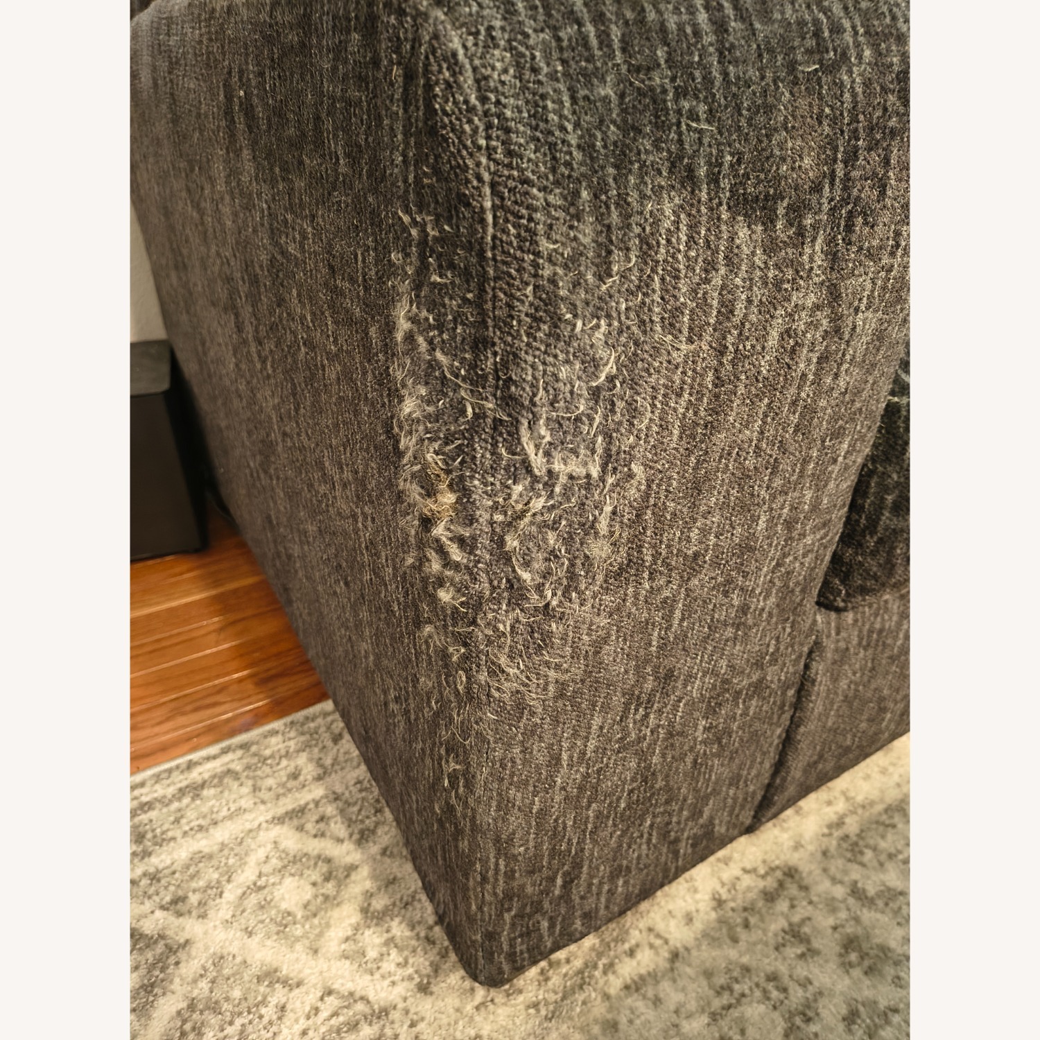 Ashley Furniture Black Hollyview Shadow Sectional - image-2