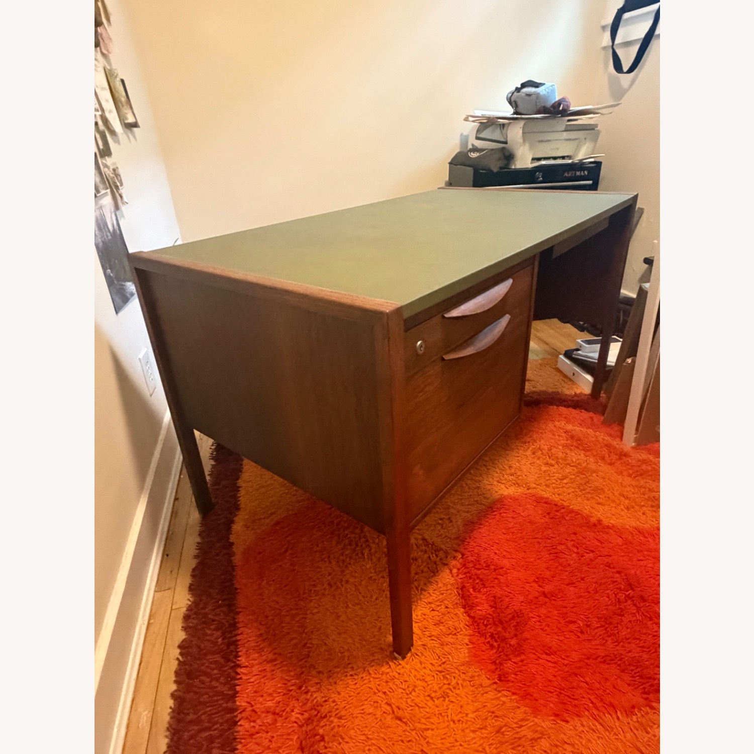 Jens Risom Dark Brown Desk - image-7