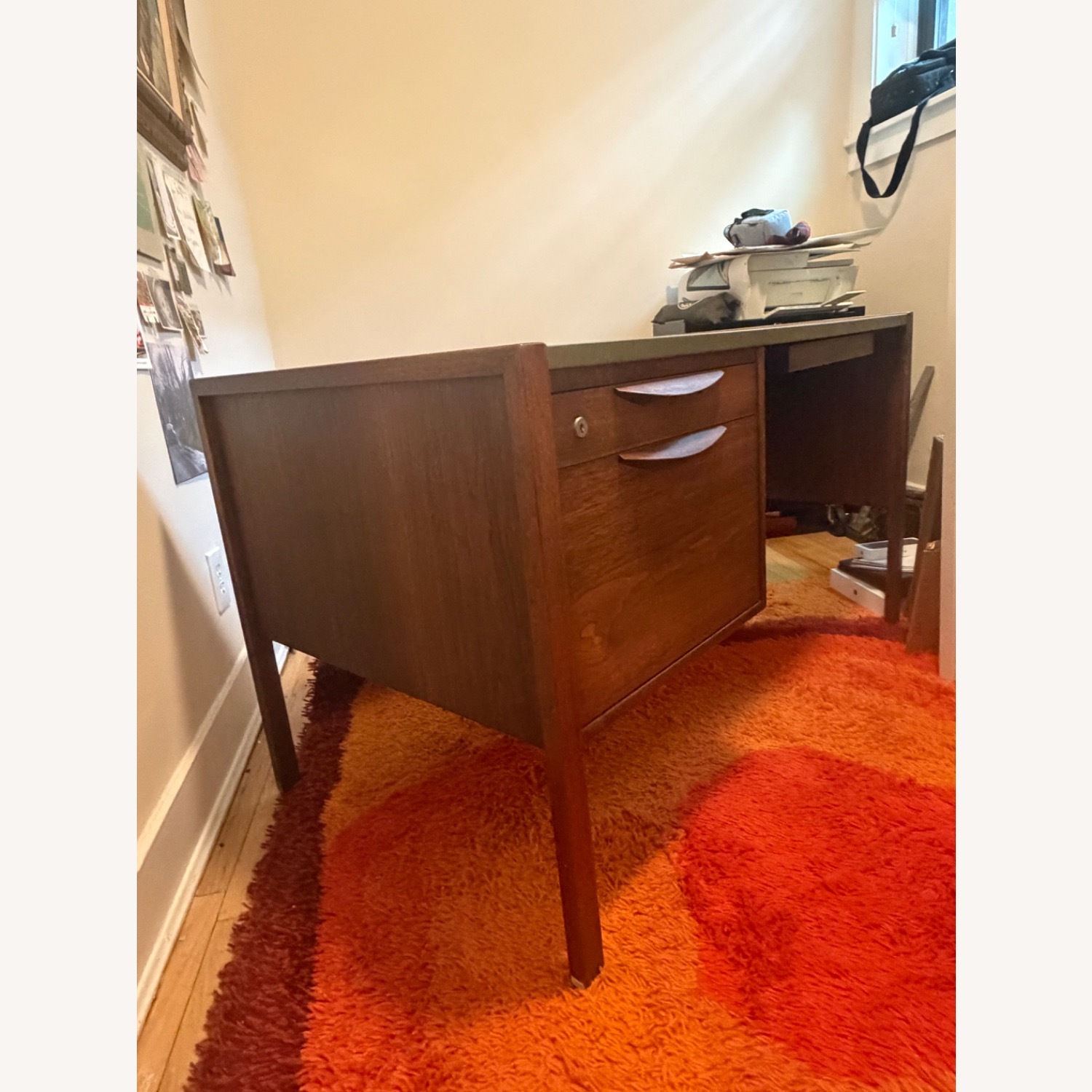 Jens Risom Dark Brown Desk - image-4