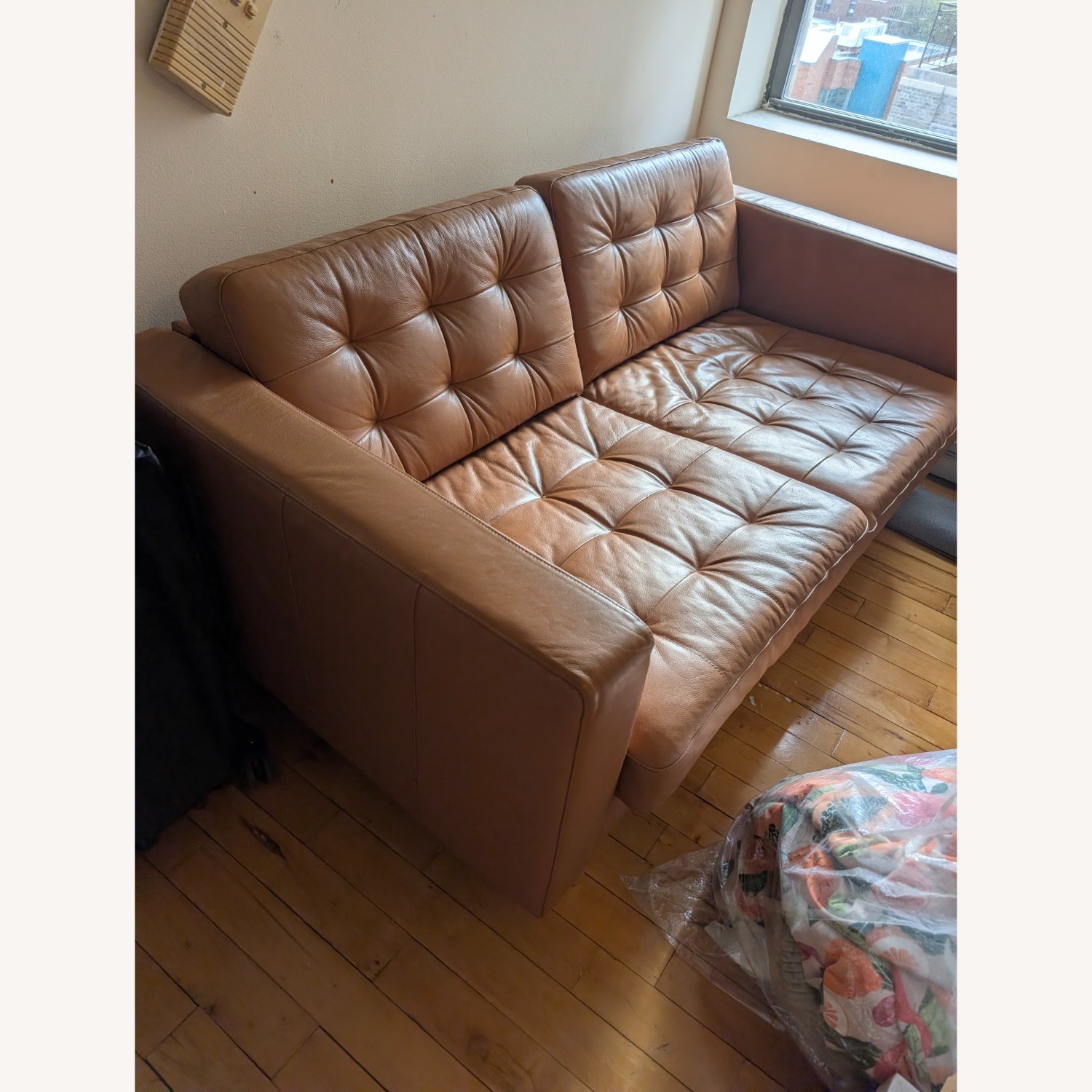 IKEA MORABO Leather Loveseat  - image-2
