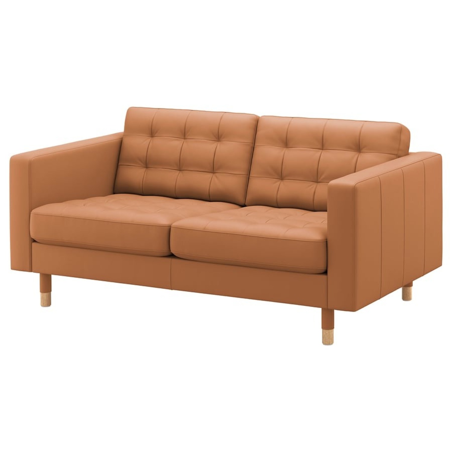IKEA MORABO Leather Loveseat  - image-3
