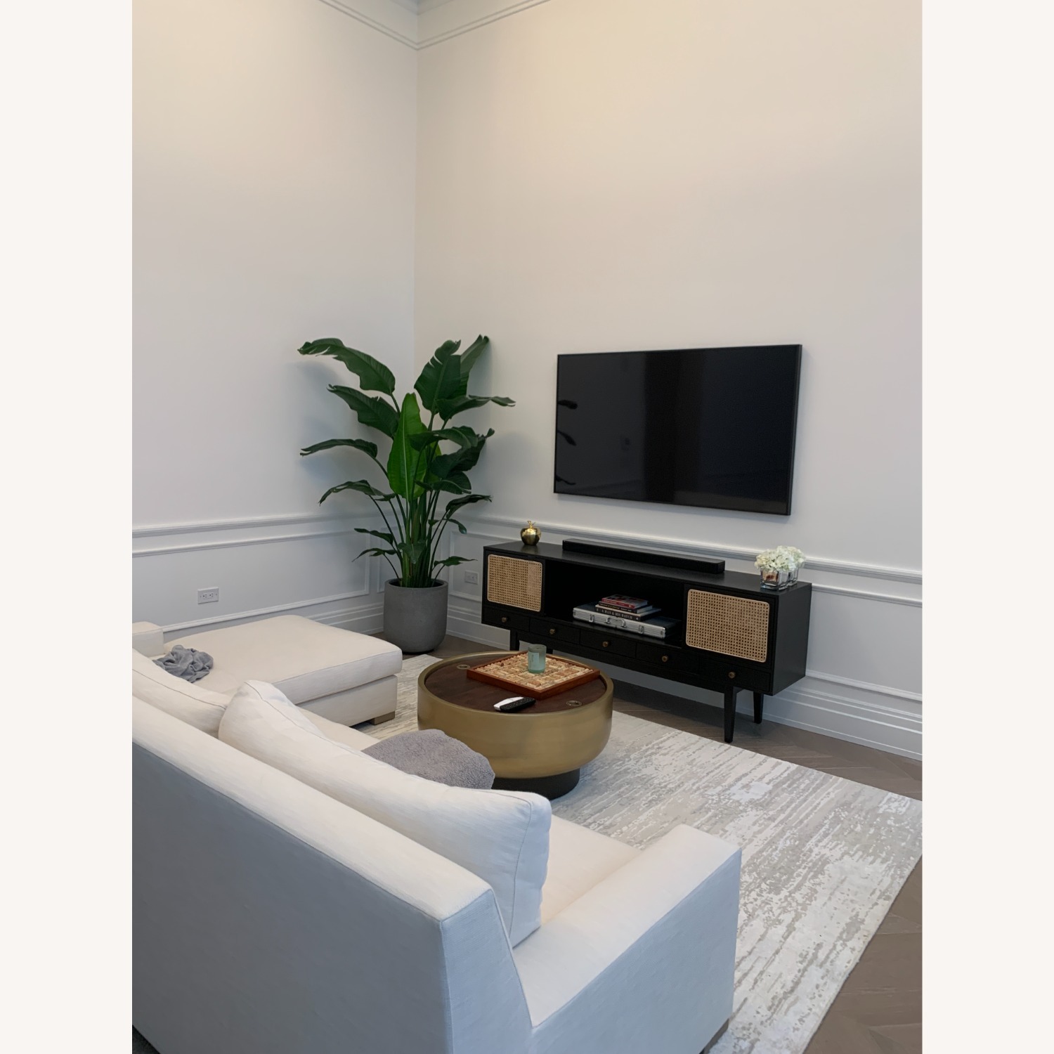 Walmart Cane TV Stand for TVs up to 78" - image-2