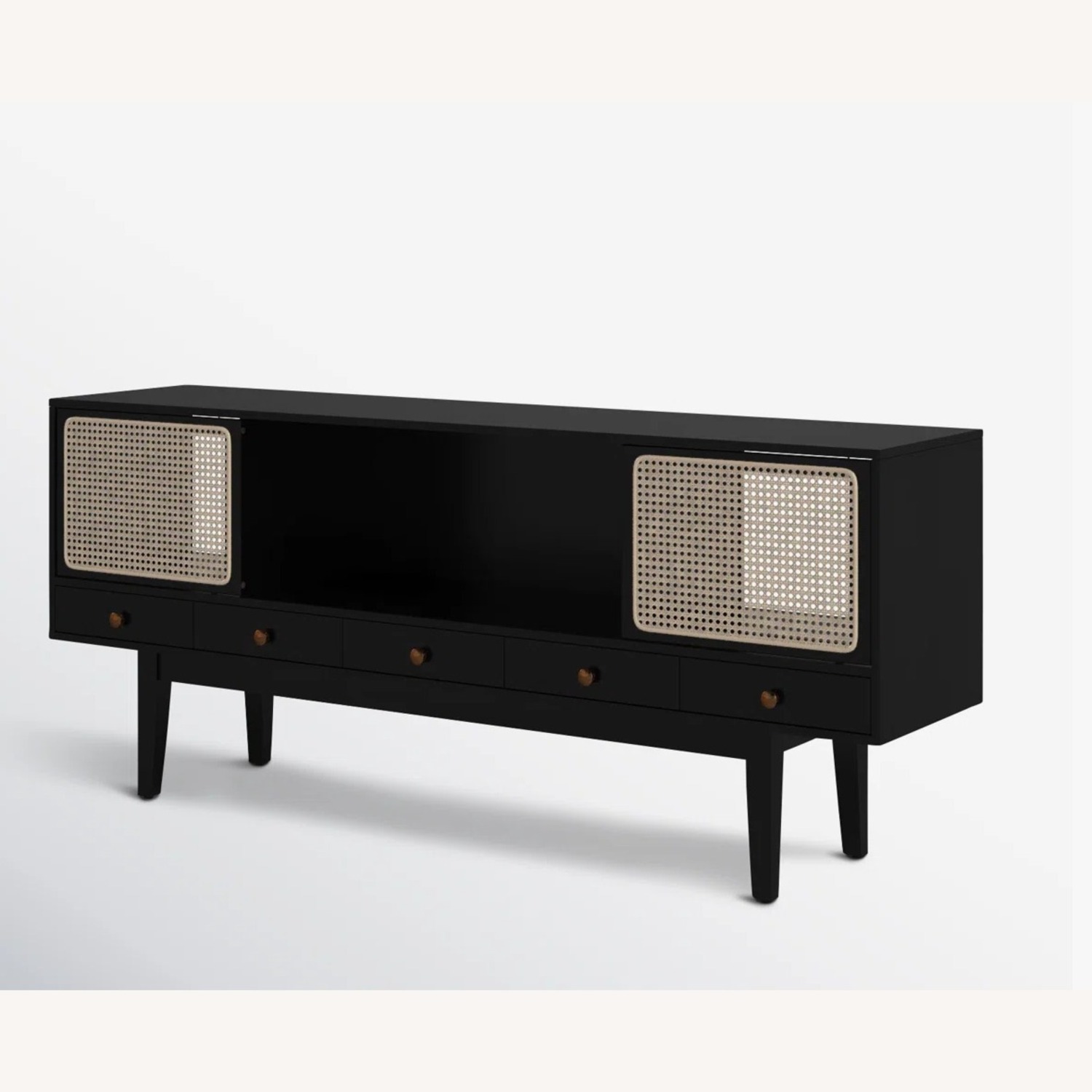 Walmart Cane TV Stand for TVs up to 78" - image-6