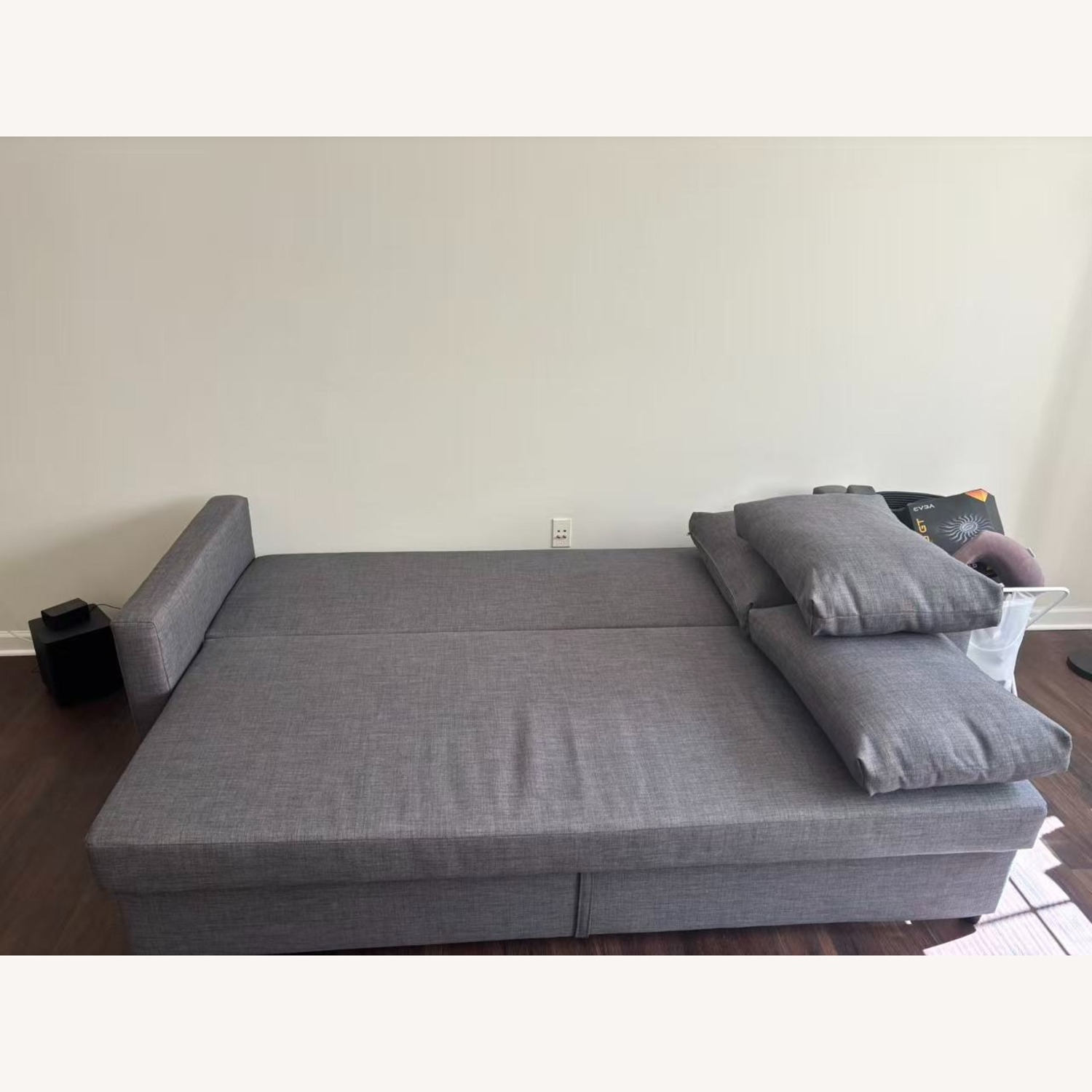 IKEA FRIHETEN Dark Gray Sleeper Sofa - image-5