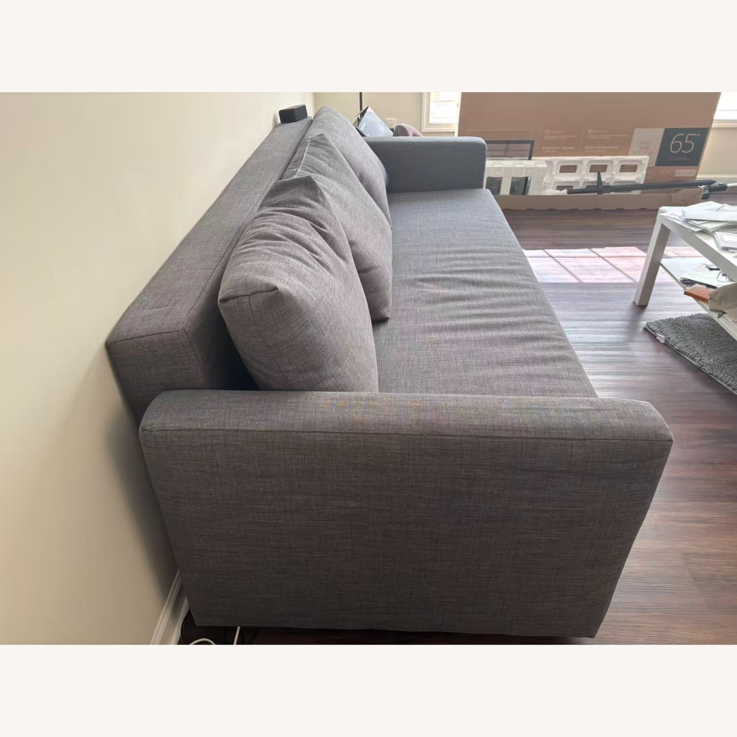 IKEA FRIHETEN Dark Gray Sleeper Sofa - image-2
