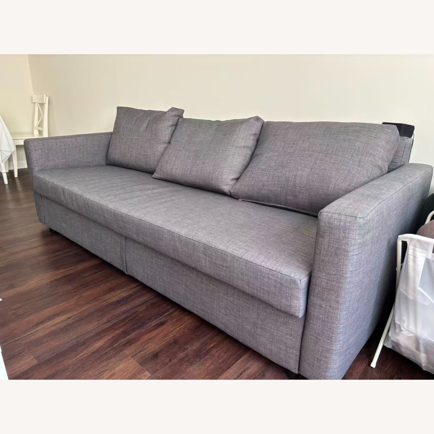 IKEA FRIHETEN Dark Gray Sleeper Sofa - image-3
