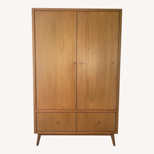 Used Custom-made Midcentury Wood Armoire for sale on AptDeco