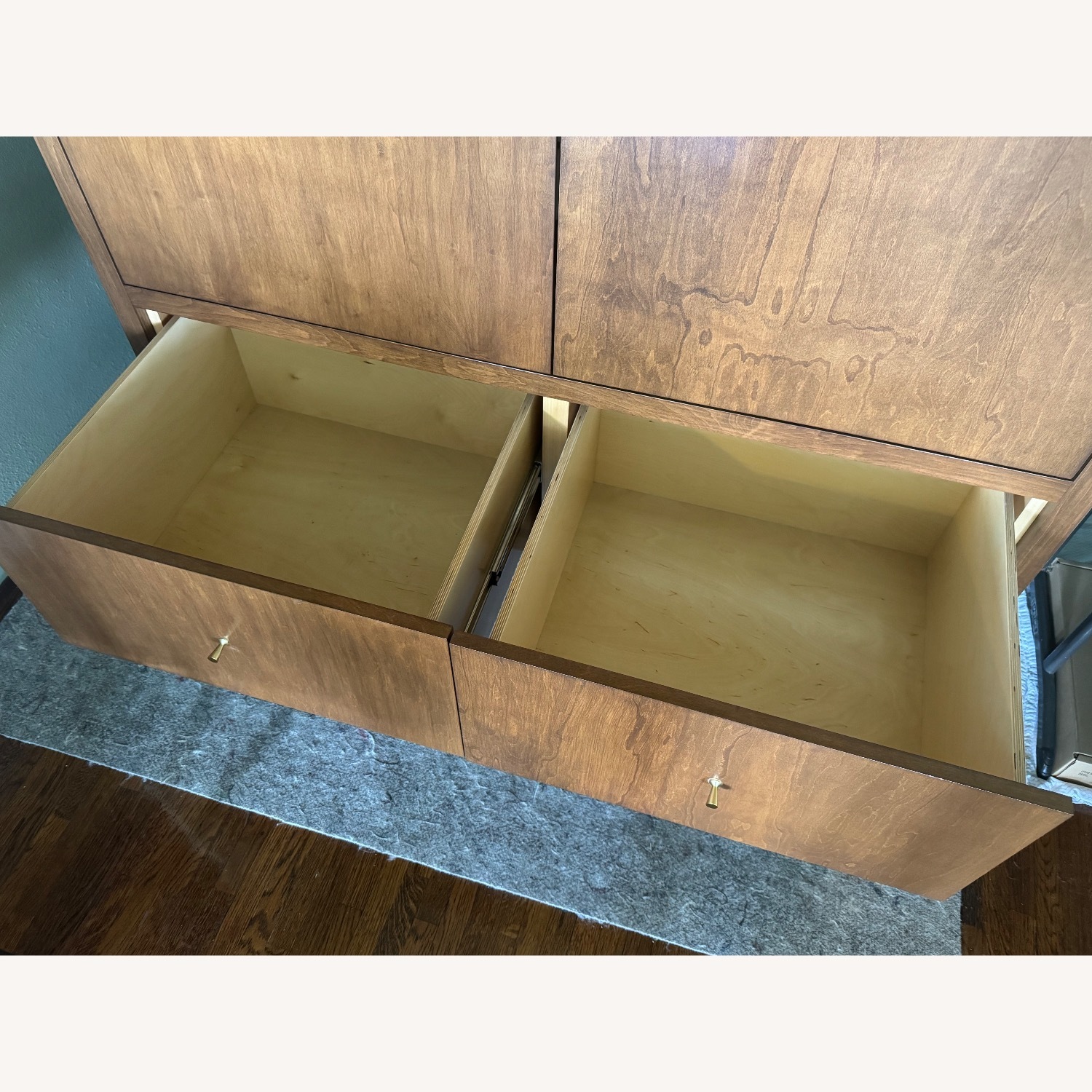 Custom-made Midcentury Wood Armoire - image-3