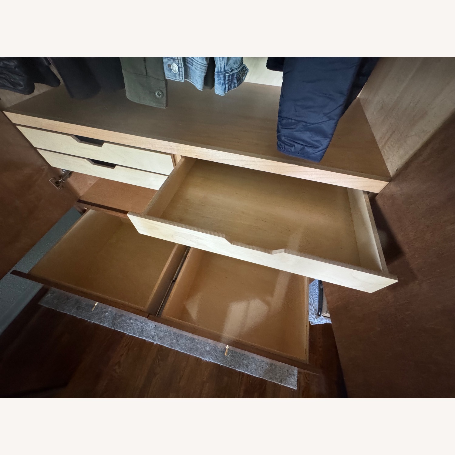 Custom-made Midcentury Wood Armoire - image-4
