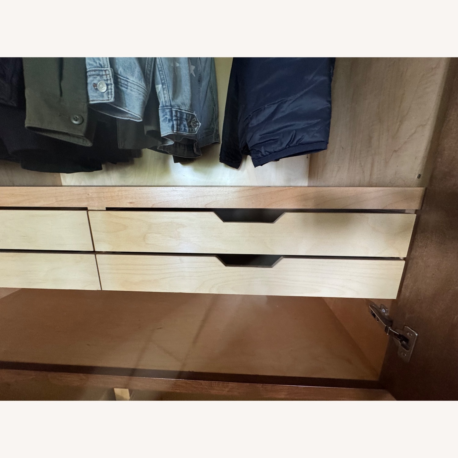 Custom-made Midcentury Wood Armoire - image-8