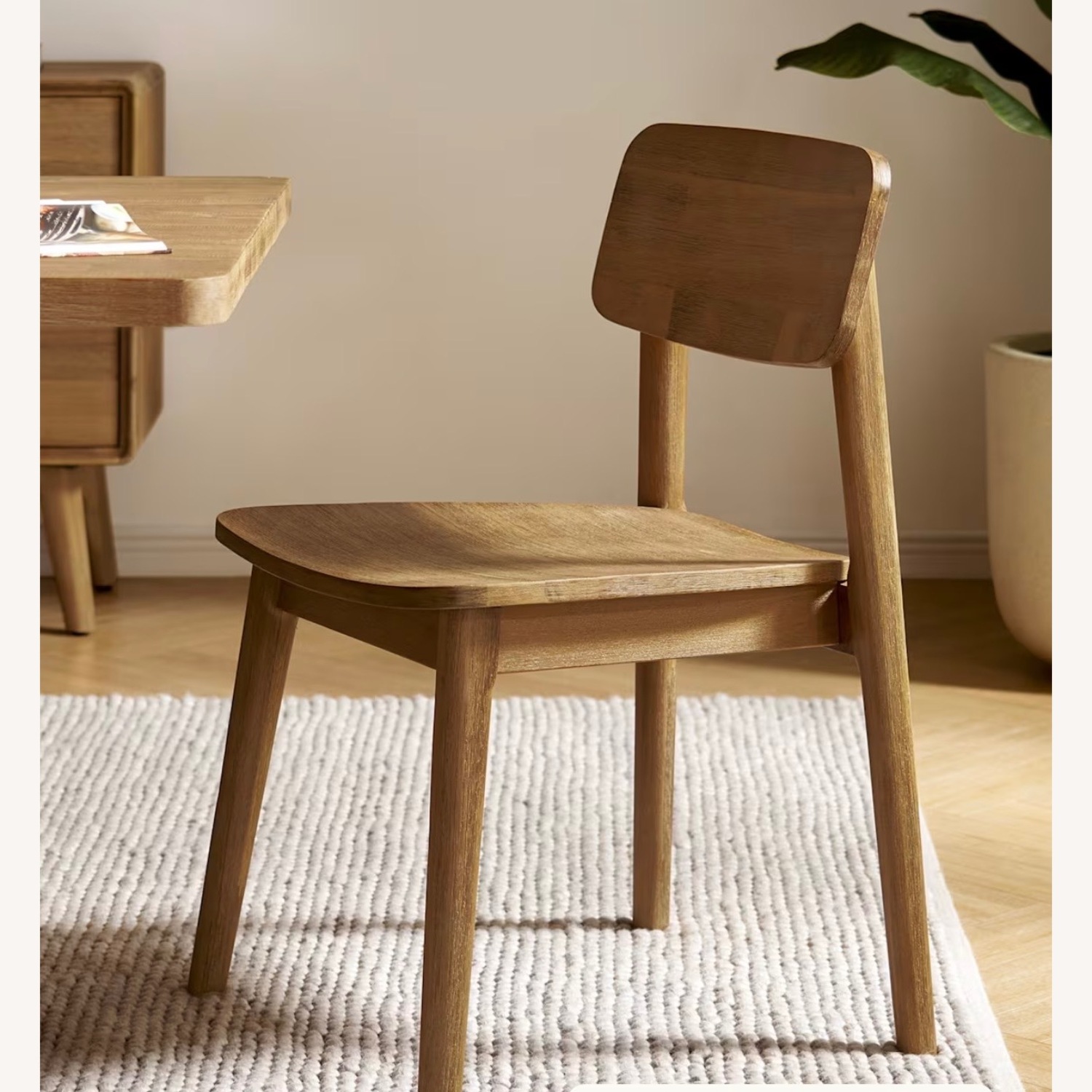 Castlery Seb Dark Brown Wood Dining Chairs - image-1