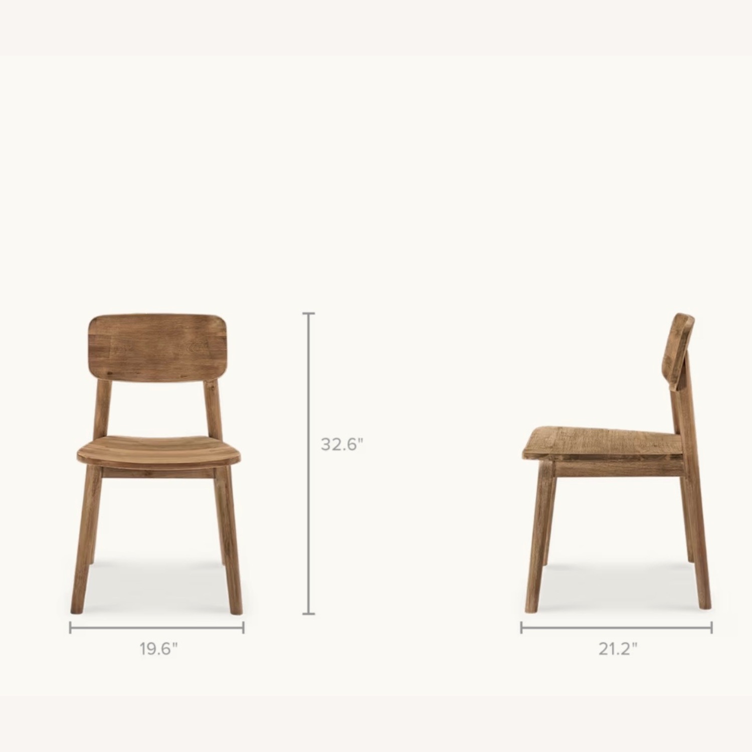 Castlery Seb Dark Brown Wood Dining Chairs - image-4