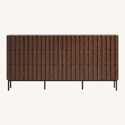 Used Wayfair Dark Brown Wood Dresser for sale on AptDeco