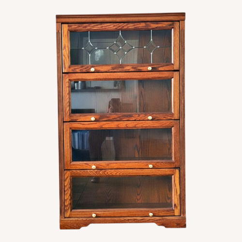 Used Bookcase / Display Cabinet – Glass Doors for sale on AptDeco