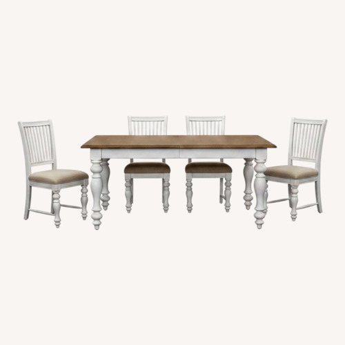 Used Havertys Dining tTable with 4 Chairs for sale on AptDeco