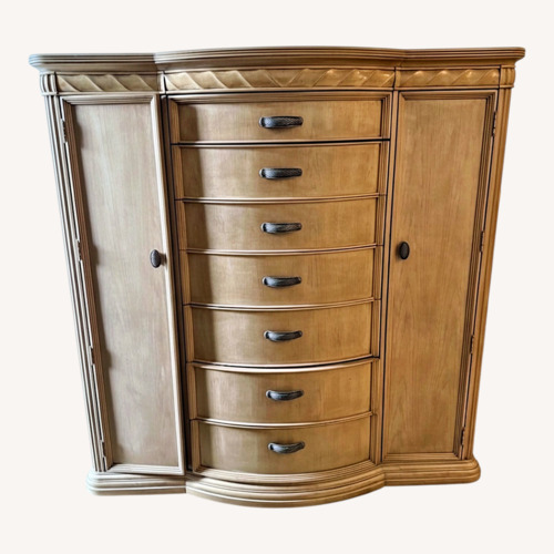 Used Bernhardt Furniture El Dorado Gold Wood Dresser for sale on AptDeco