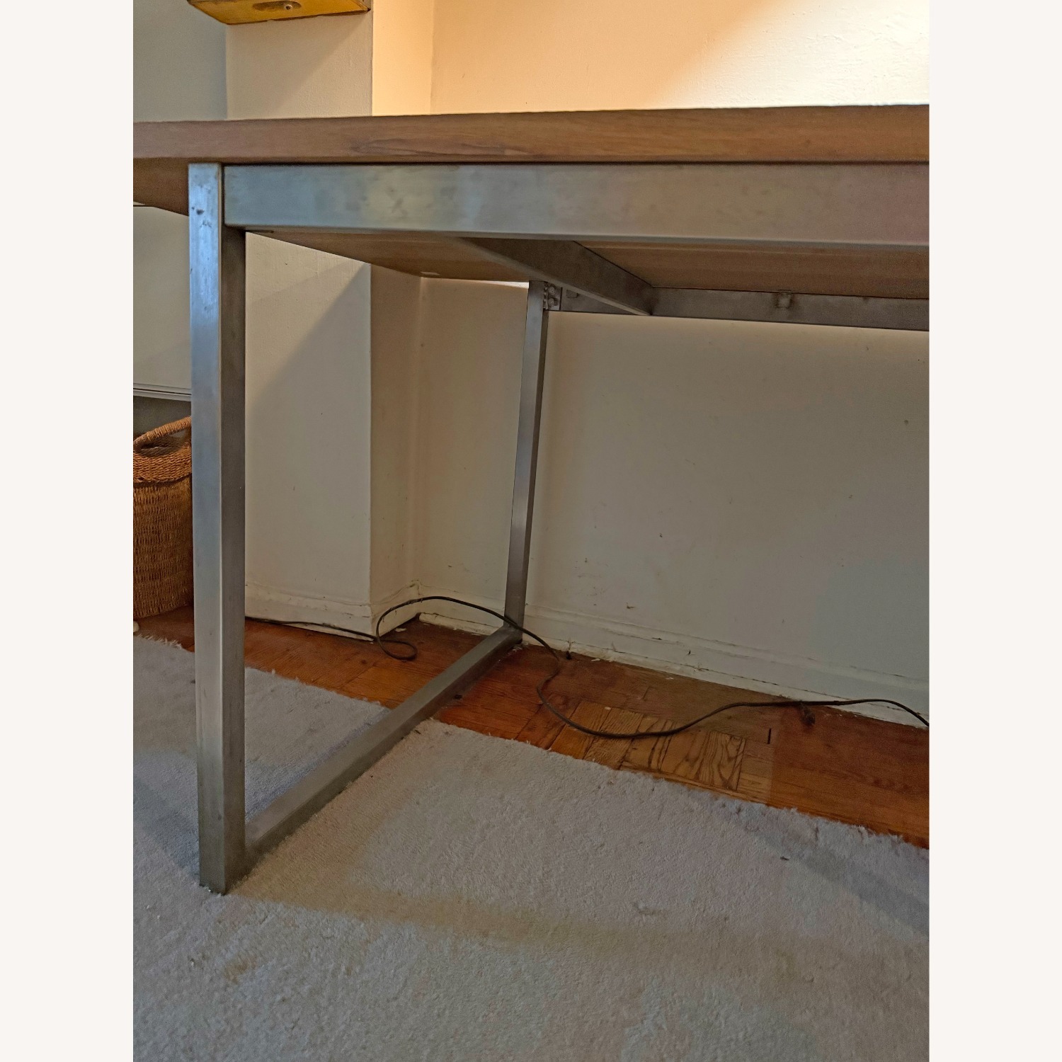 ABC Carpet and Home Dark Brown Wood Dining Table - image-2