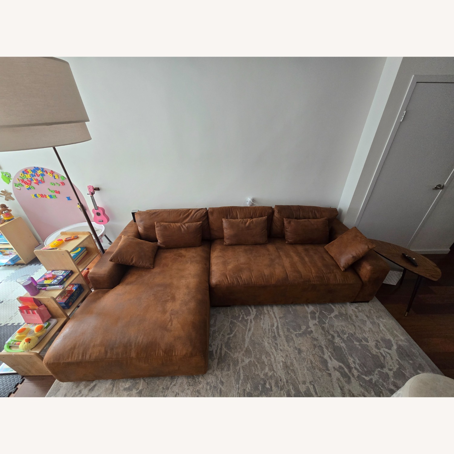 Wade Logan Asyiah Light Brown 3+ Piece Sectional - image-3