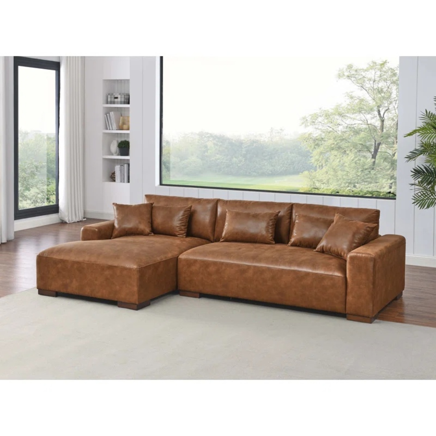 Wade Logan Asyiah Light Brown 3+ Piece Sectional - image-5