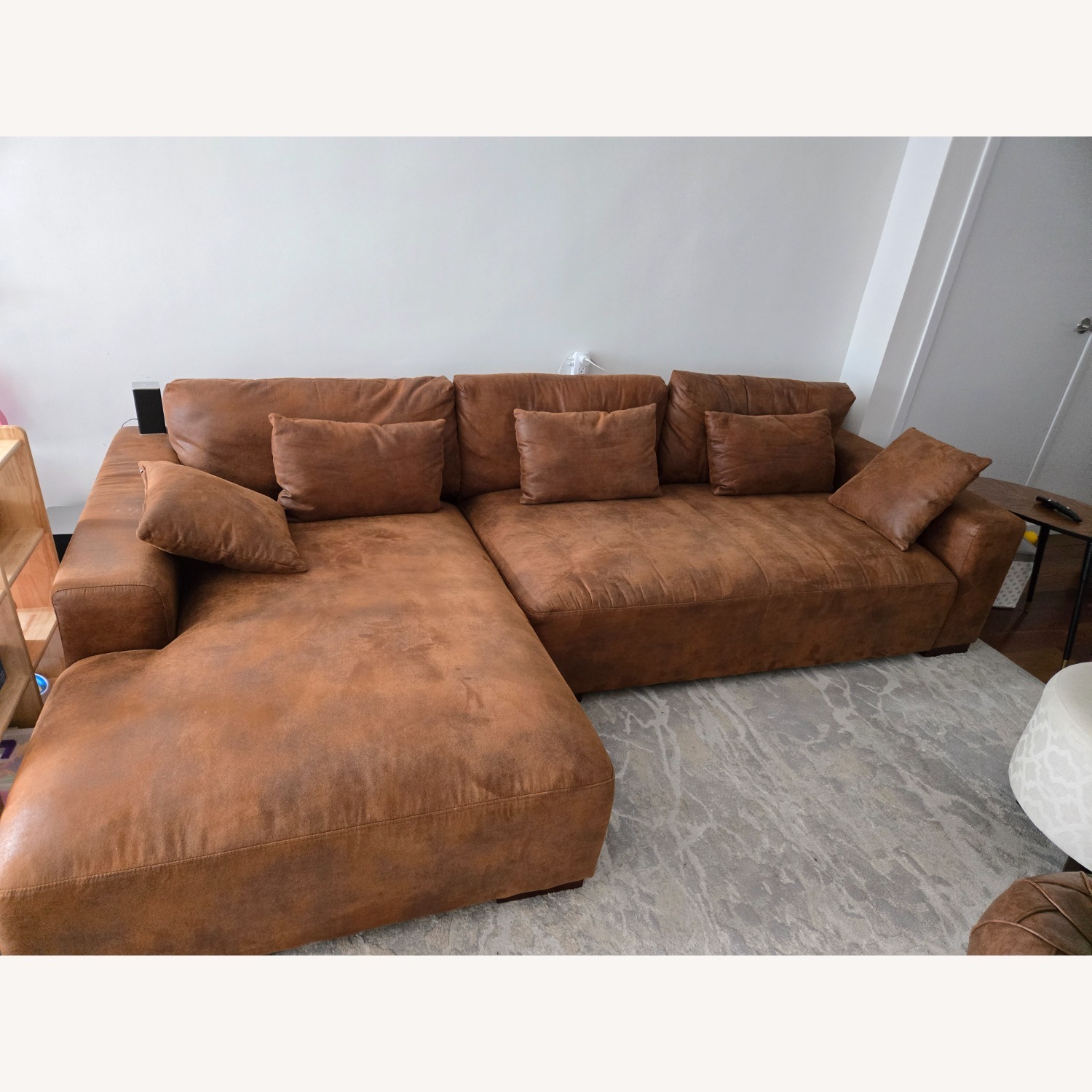 Wade Logan Asyiah Light Brown 3+ Piece Sectional - image-1