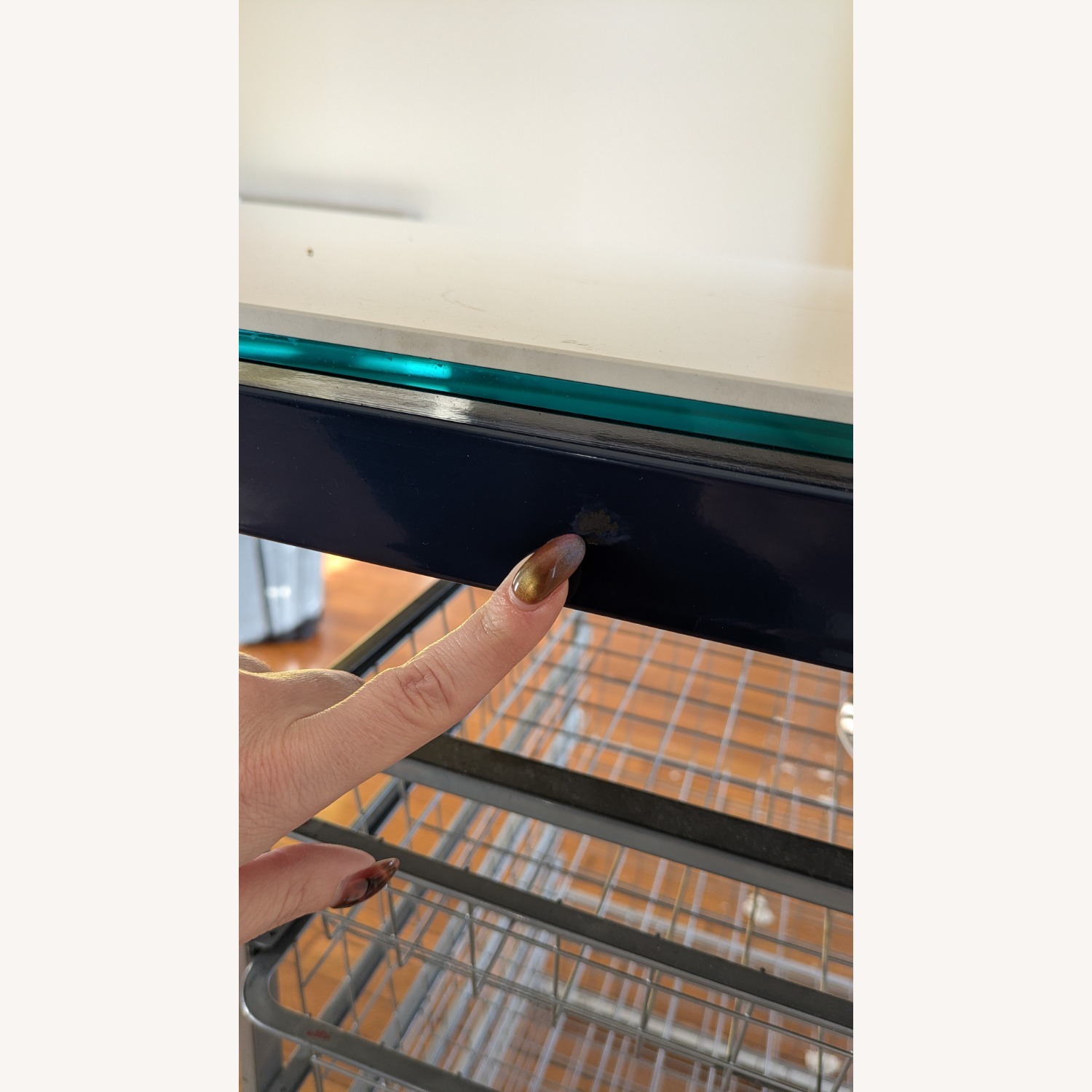 Room & Board Parsons Ceramic Metal Counter Table - image-1