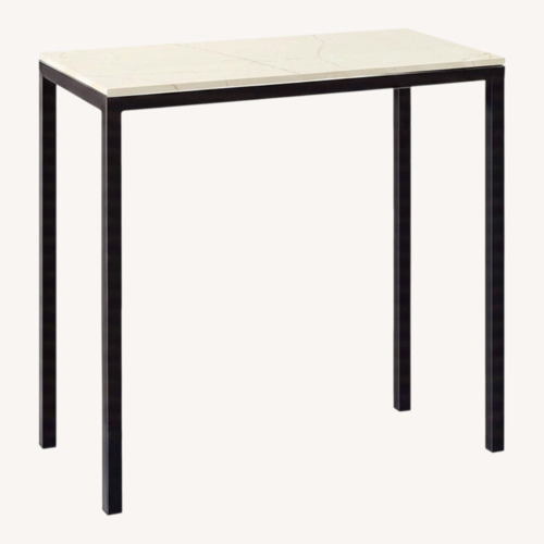 Used Room & Board Parsons Ceramic Metal Counter Table for sale on AptDeco