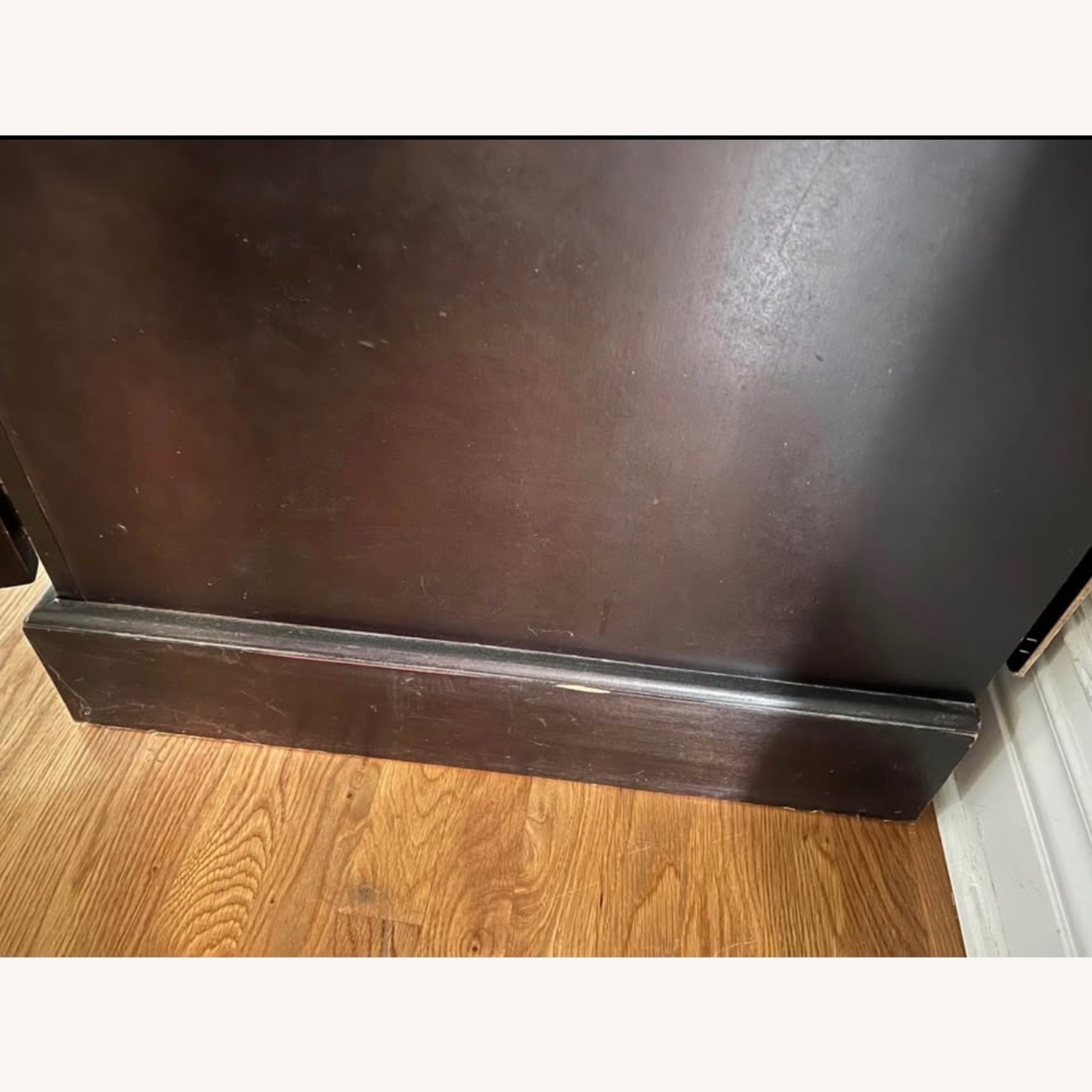 Black Wood Computer/Media Storage - image-6