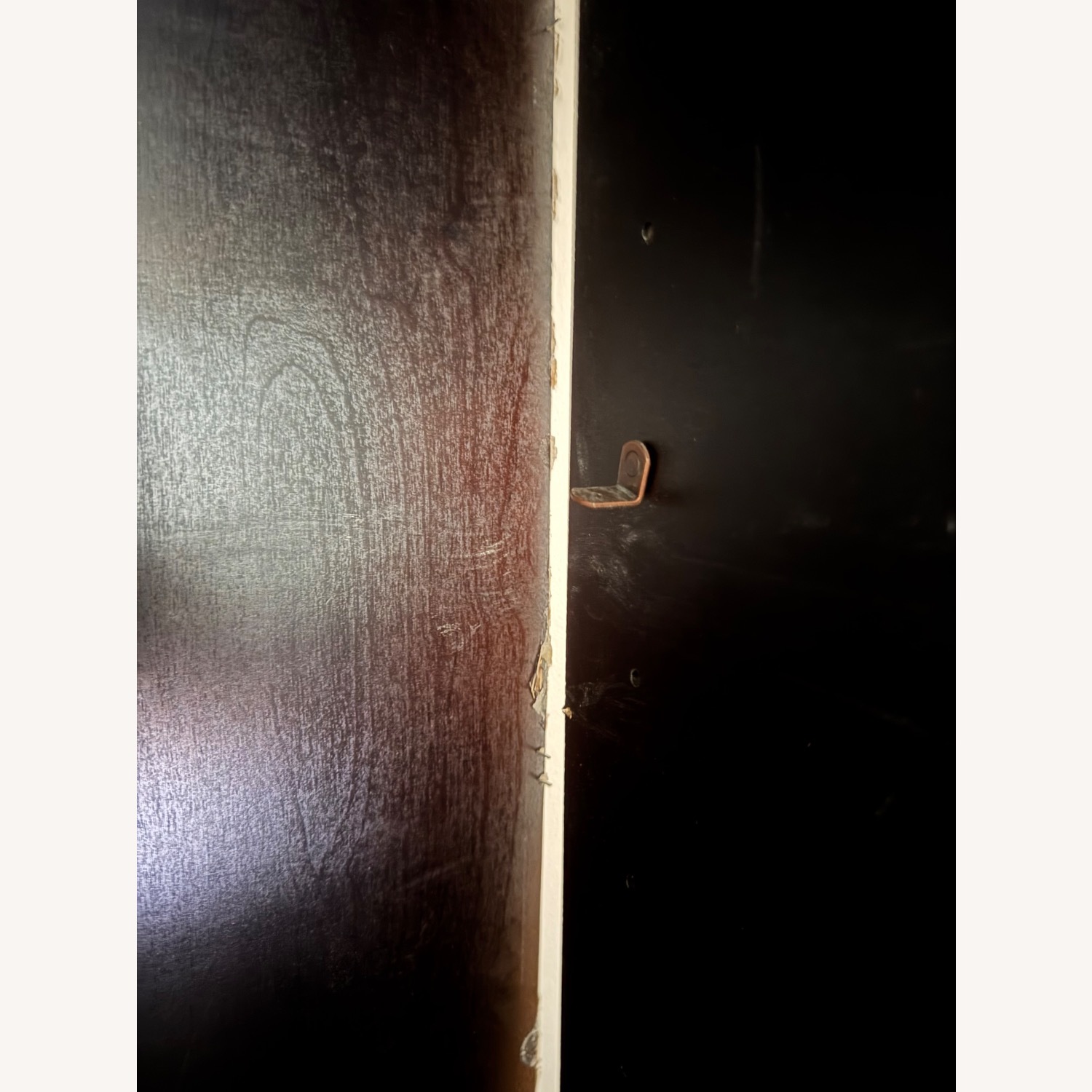 Black Wood Computer/Media Storage - image-10