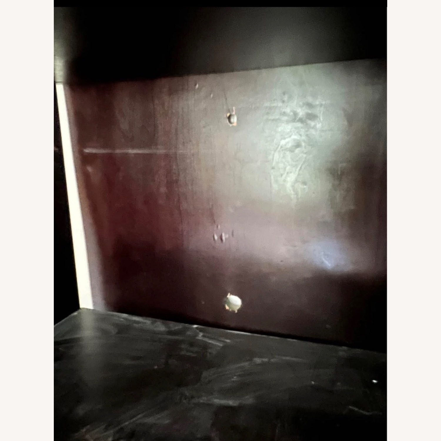 Black Wood Computer/Media Storage - image-5