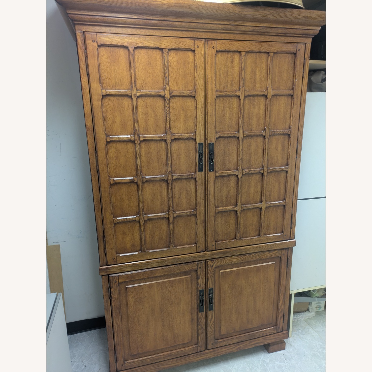 Dark Brown Armoire - image-1