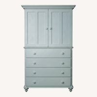 Crate & Barrel two piece armoire.