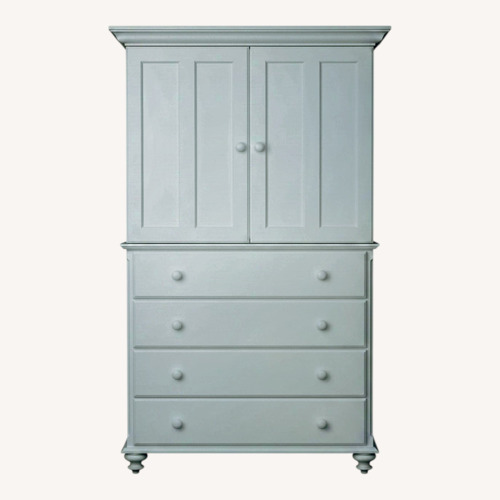 Used Crate & Barrel two piece armoire. for sale on AptDeco