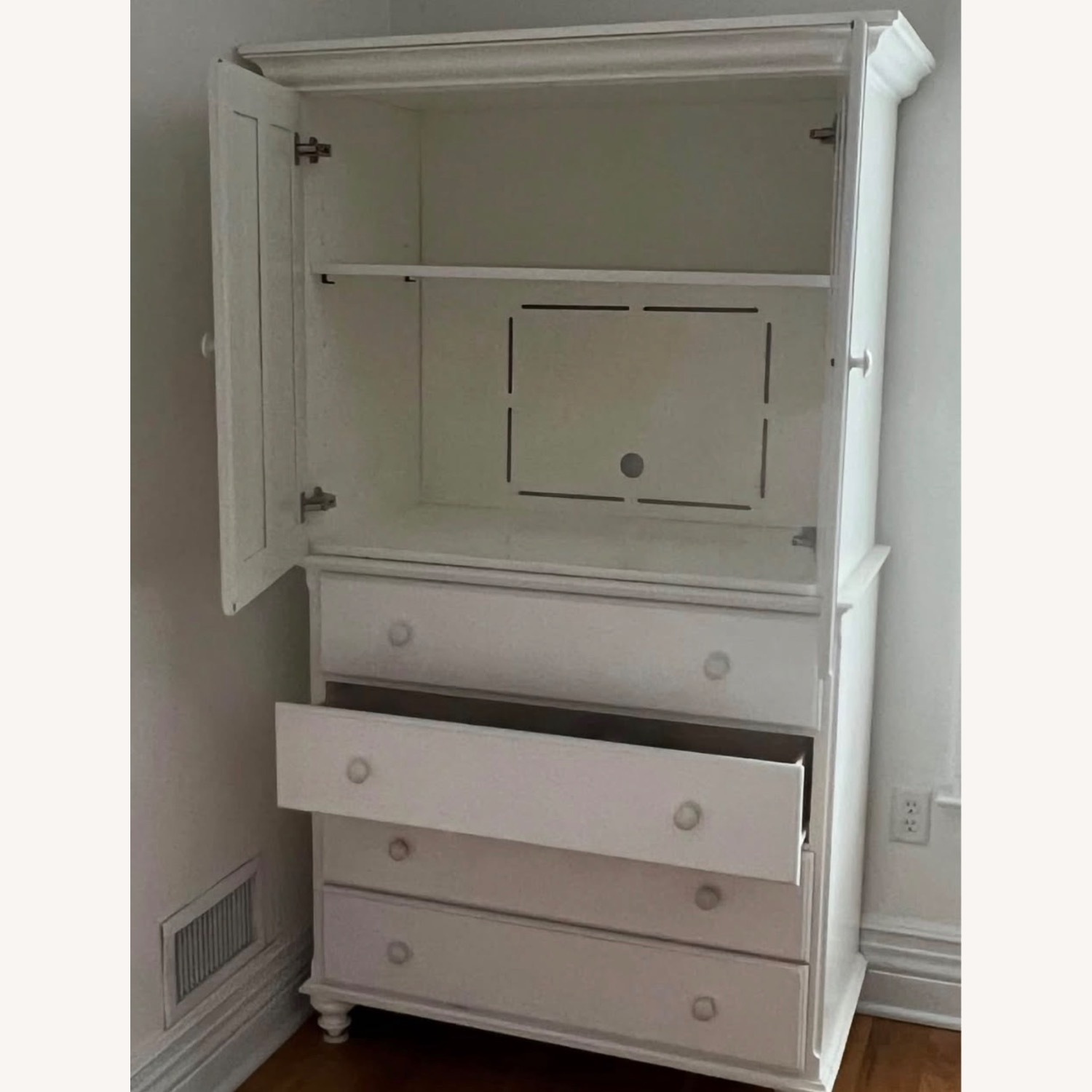 Crate & Barrel two piece armoire. - image-2