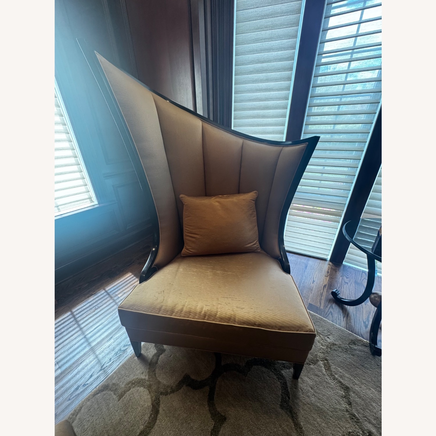 Christopher Guy Gold Fabric Accent Chairs - image-2