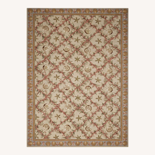 Used Ballard Designs Natural Area Rug 10' x 13.8' for sale on AptDeco