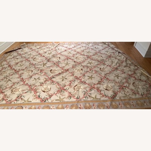 Used Ballard Designs Natural Area Rug 10' x 13.8' for sale on AptDeco