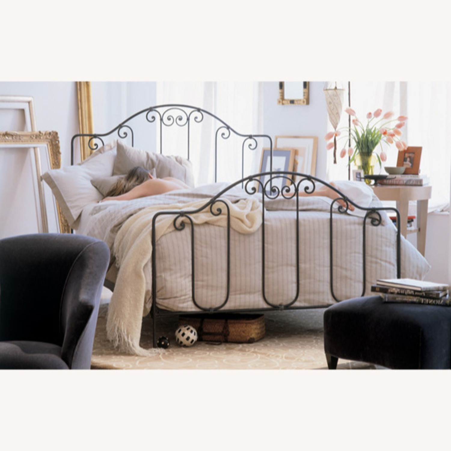 Charles P. Rogers Breton Iron Queen Bed - image-2