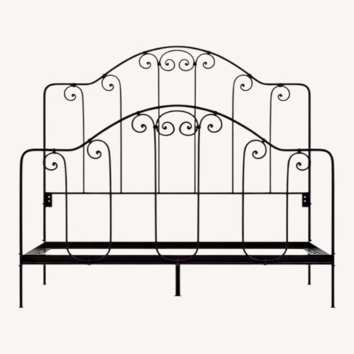 Used Charles P. Rogers Breton Iron Queen Bed for sale on AptDeco