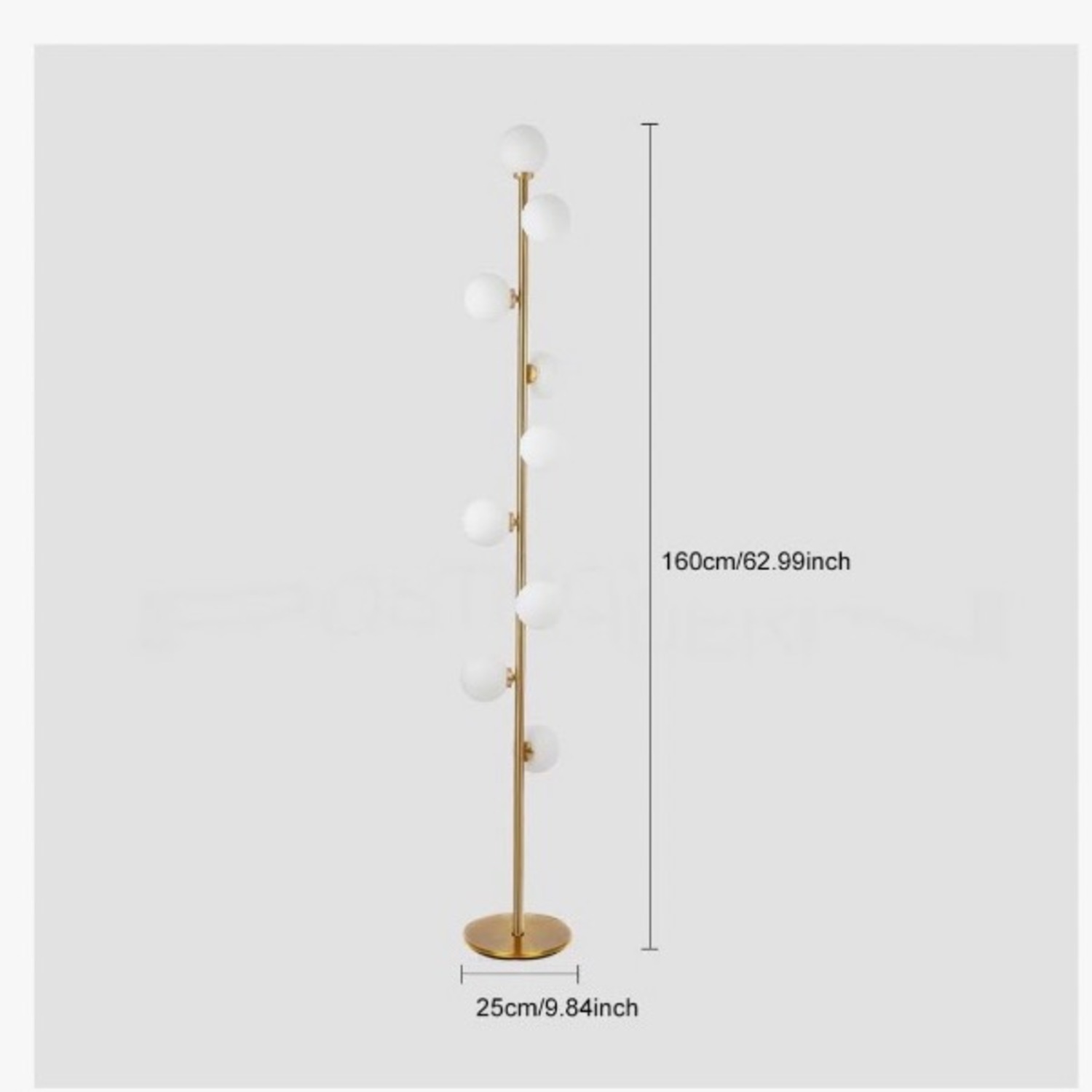 Wayfair Gold Floor Lamp - image-3